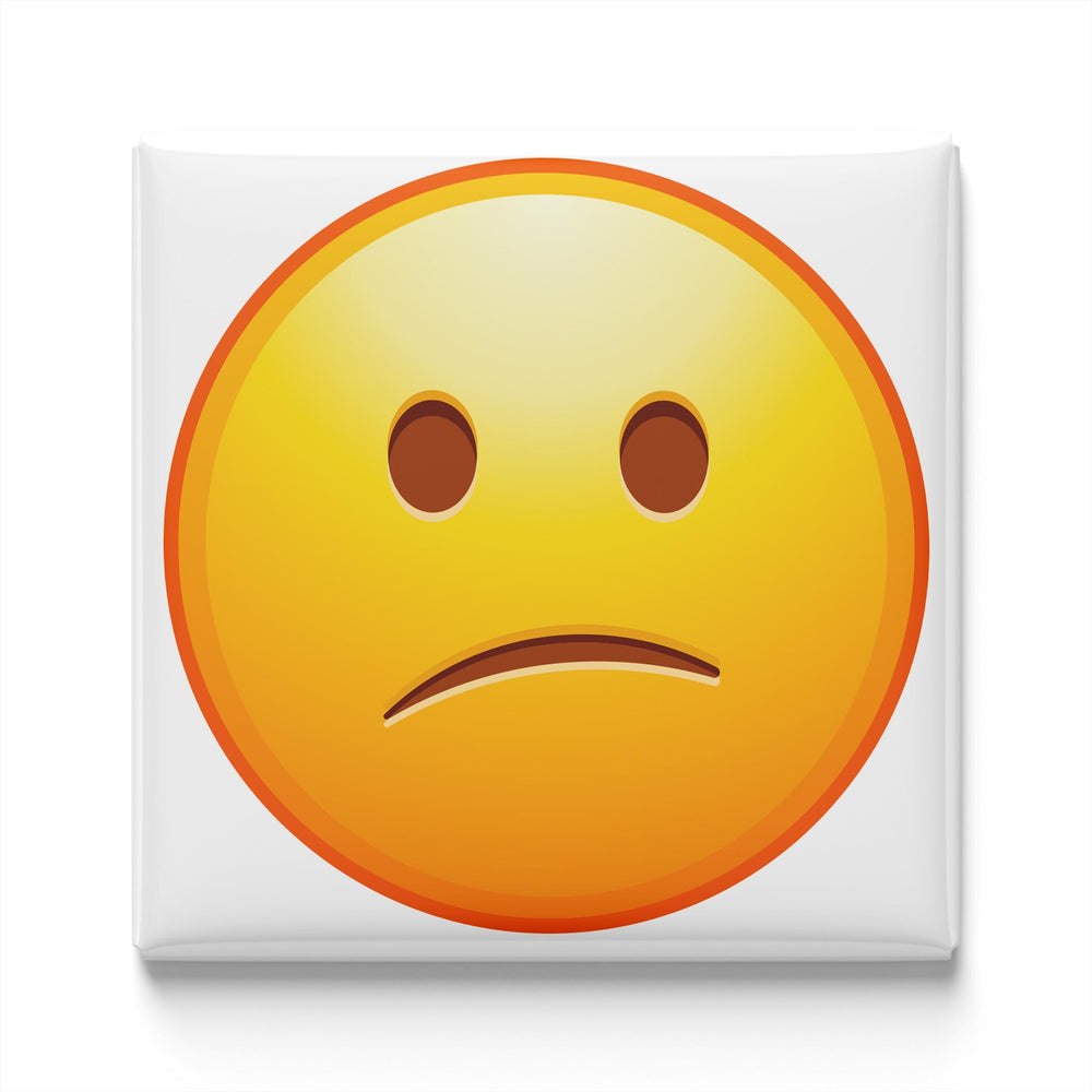 Confused Face Emoji Magnet