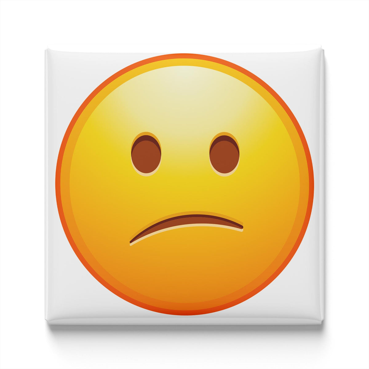 Confused Face Emoji Magnet