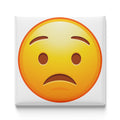 Worried Face Emoji Magnet