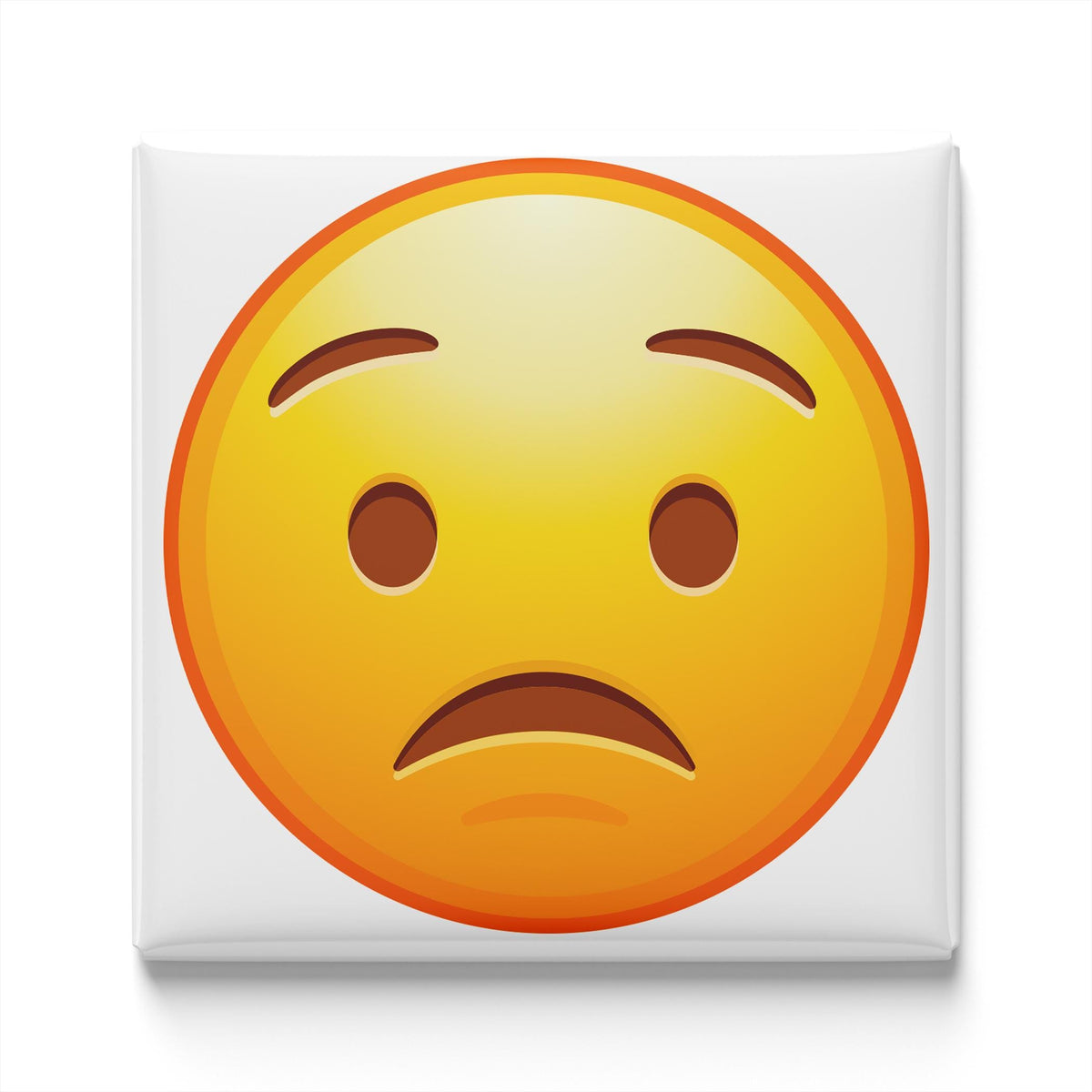 Worried Face Emoji Magnet