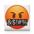 Face With Symbols Over Mouth Emoji Magnet