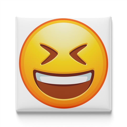 Grinning Face With Squinting Eyes Emoji Magnet