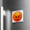 Red Angry Face Emoji Magnet