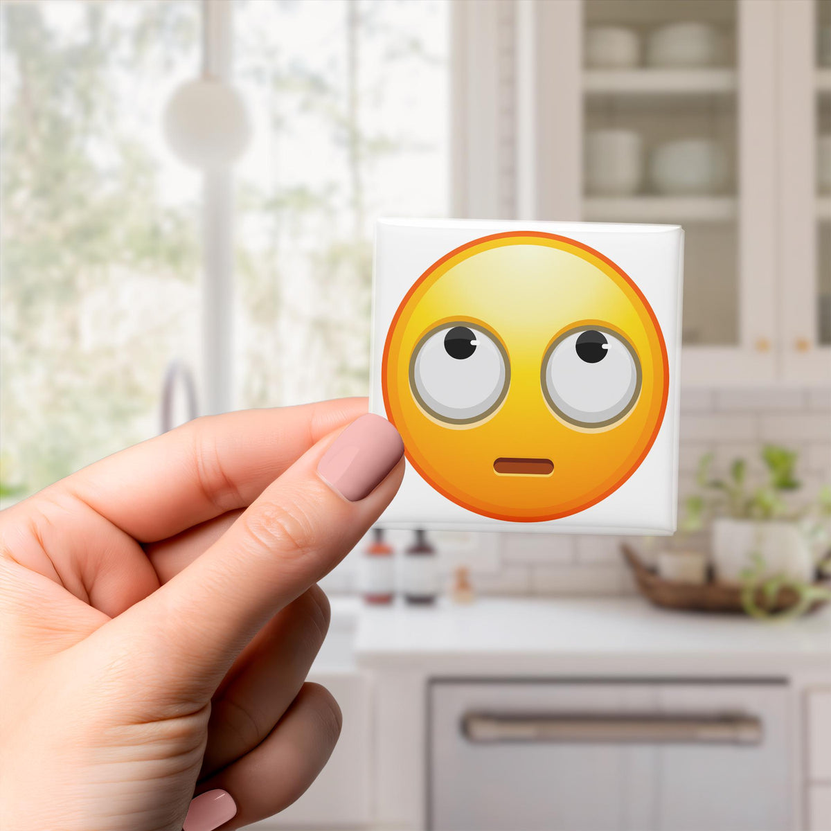 Face With Rolling Eyes Emoji Magnet