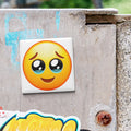 Smiling Face Holding Back Tears Emoji Magnet