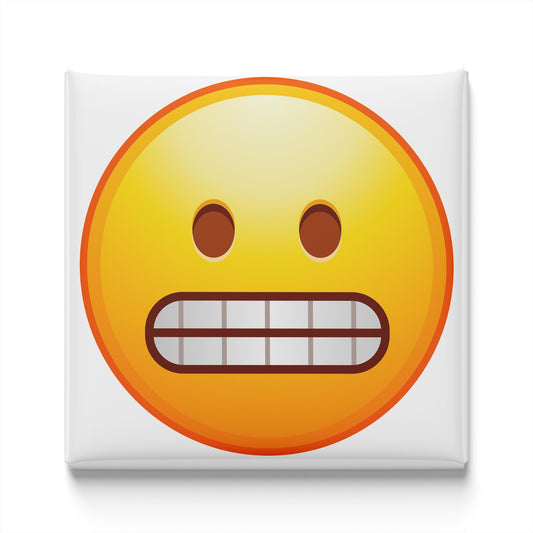 Grimacing Face Emoji Magnet