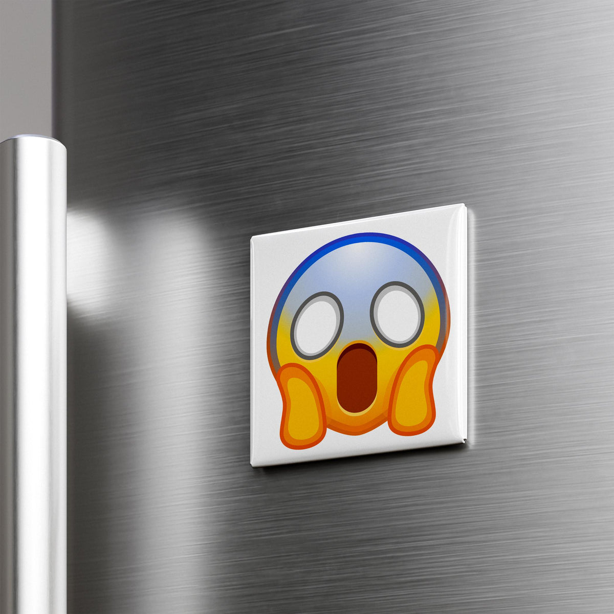 Face Screaming In Fear Emoji Magnet