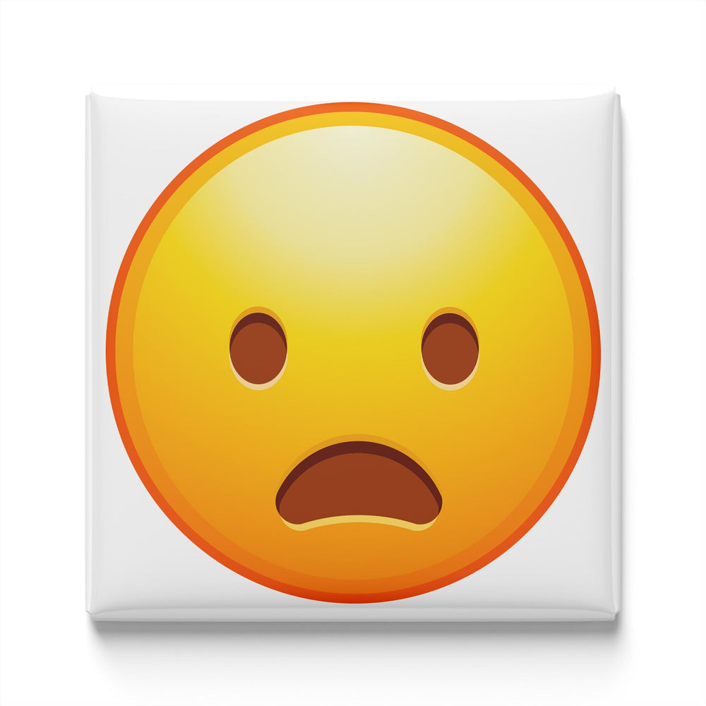 Frowning Face With Open Mouth Emoji Magnet