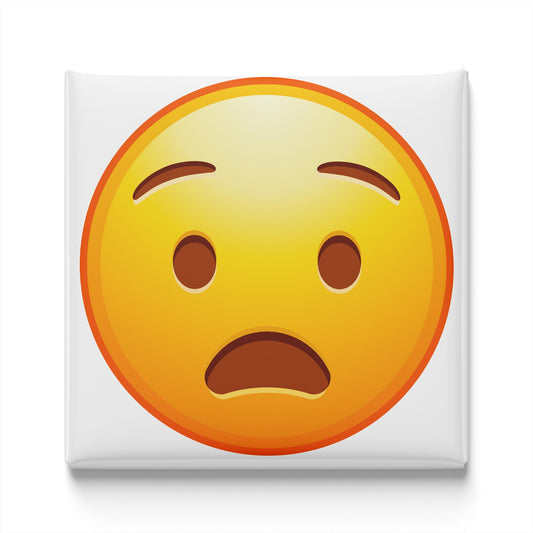 Anguished Face Emoji Magnet
