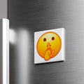 Shushing Face Emoji Magnet