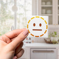 Dotted Line Face Emoji Magnet