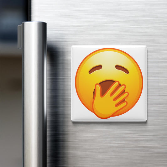 Yawning Face Emoji Magnet