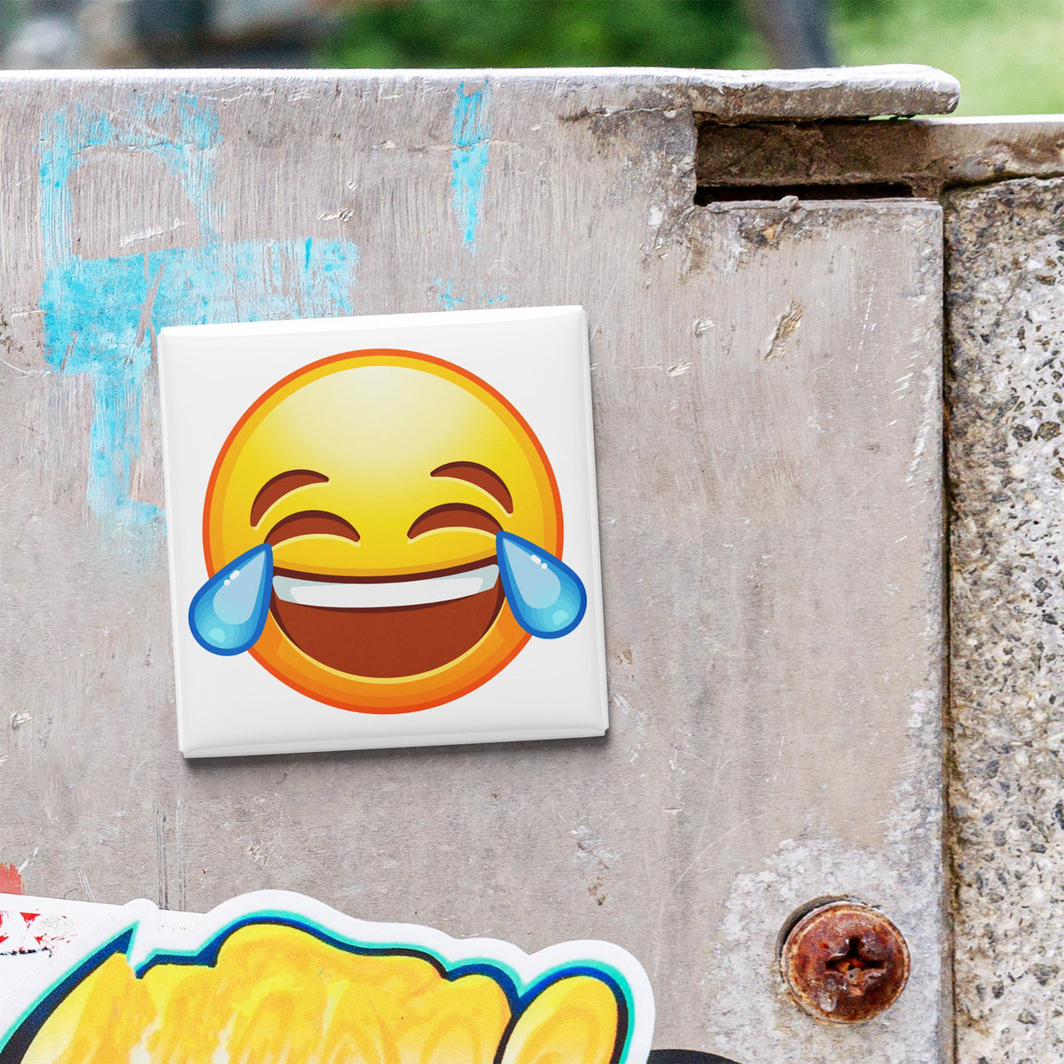 Face With Tears of Joy Emoji Magnet