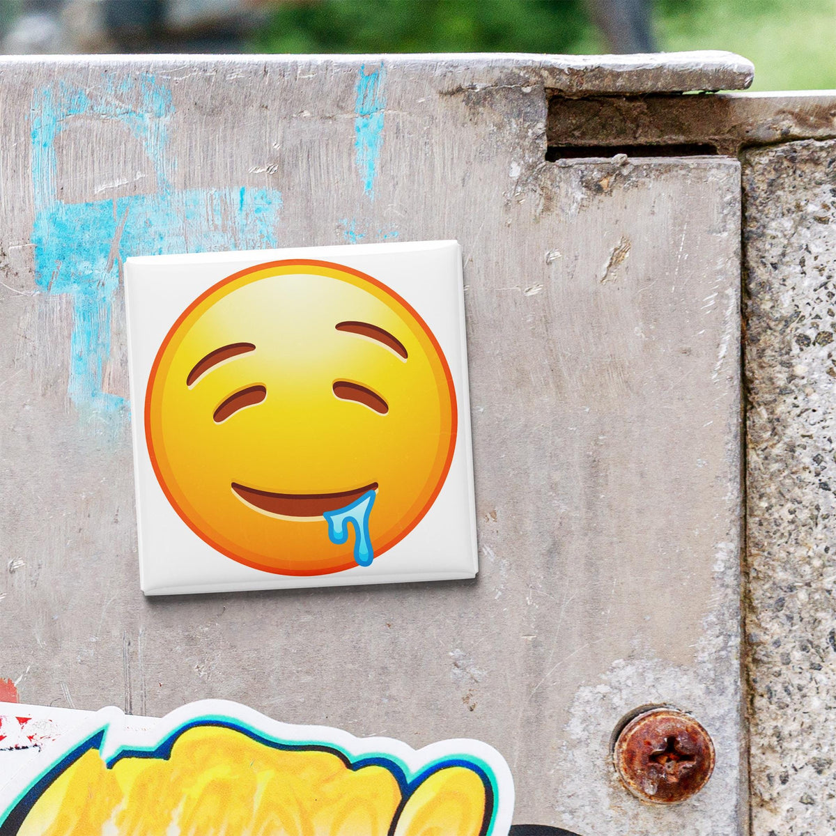 Drooling Face Emoji Magnet