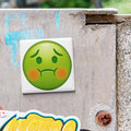 Nauseated Face Emoji Magnet