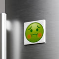 Nauseated Face Emoji Magnet