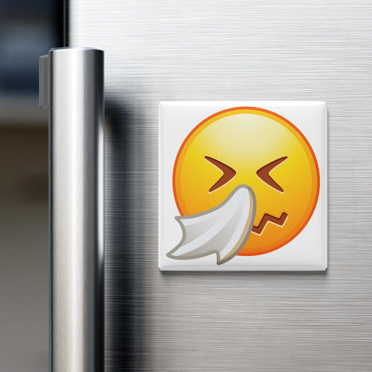Sneezing Face Emoji Magnet