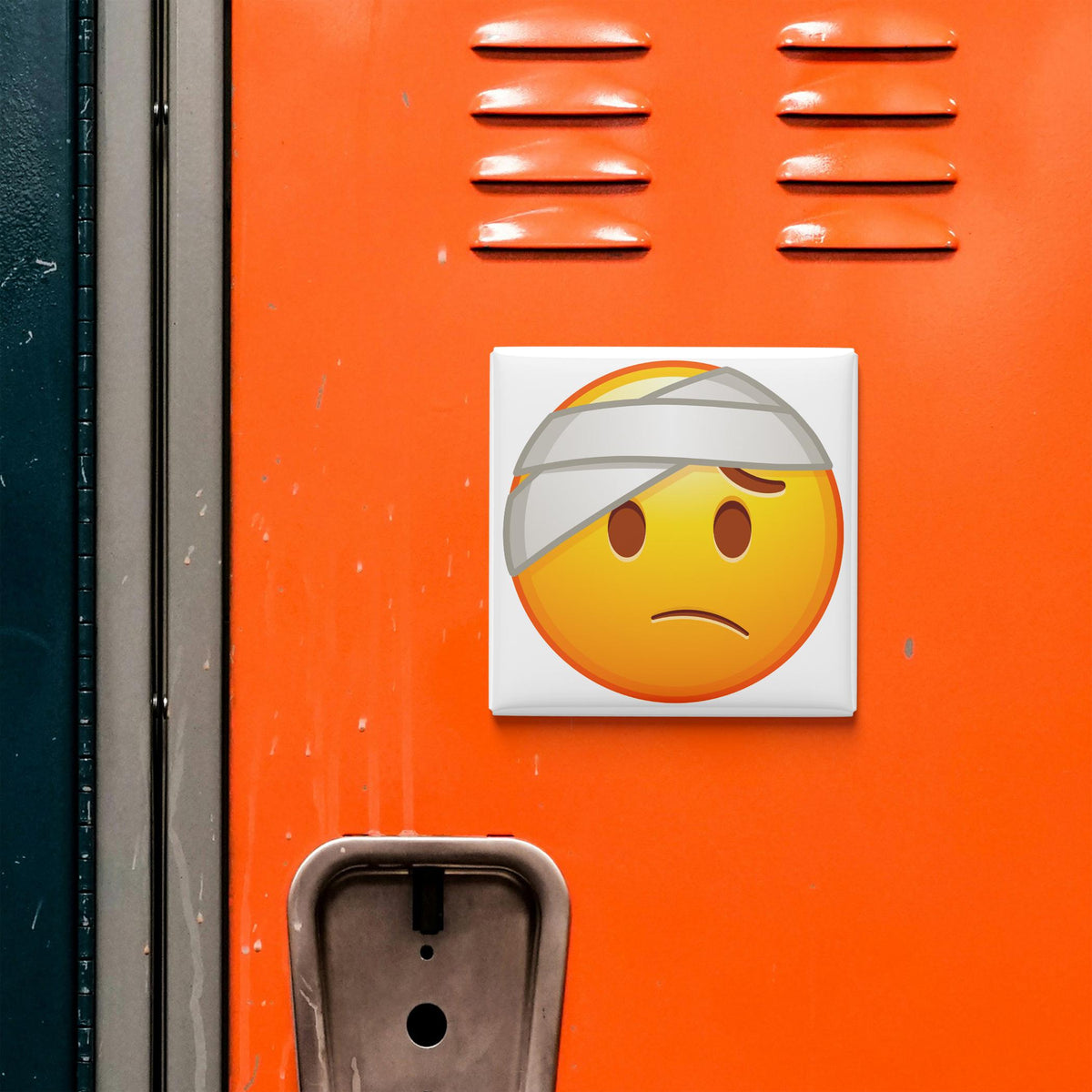 Face With Head-Bandage Emoji Magnet