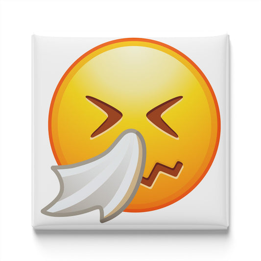 Sneezing Face Emoji Magnet