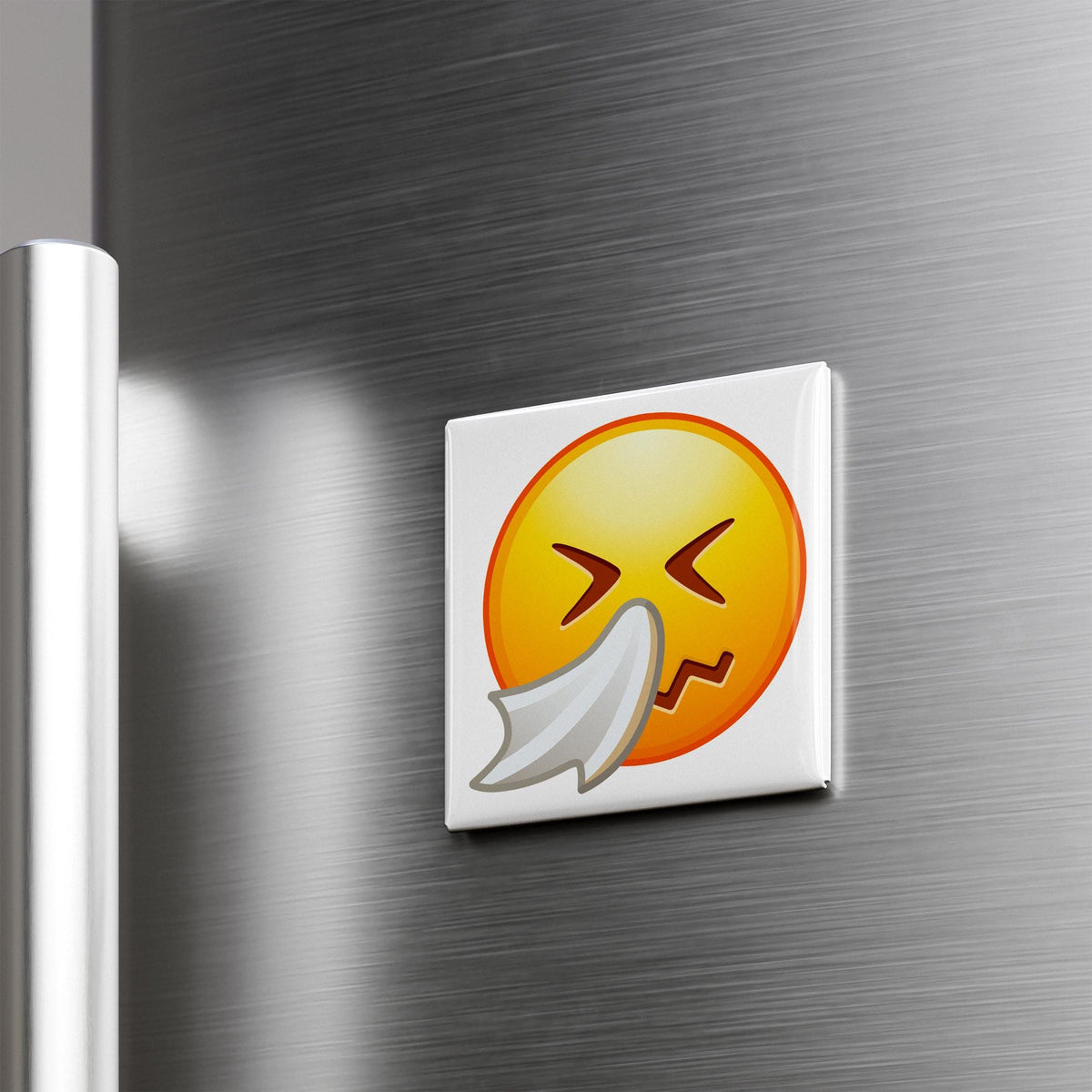 Sneezing Face Emoji Magnet