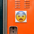 Fearful Face Emoji Magnet