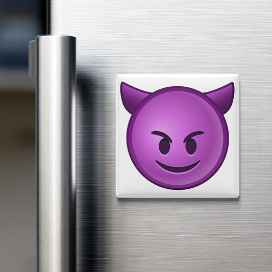Smiling Face With Horns Emoji Magnet