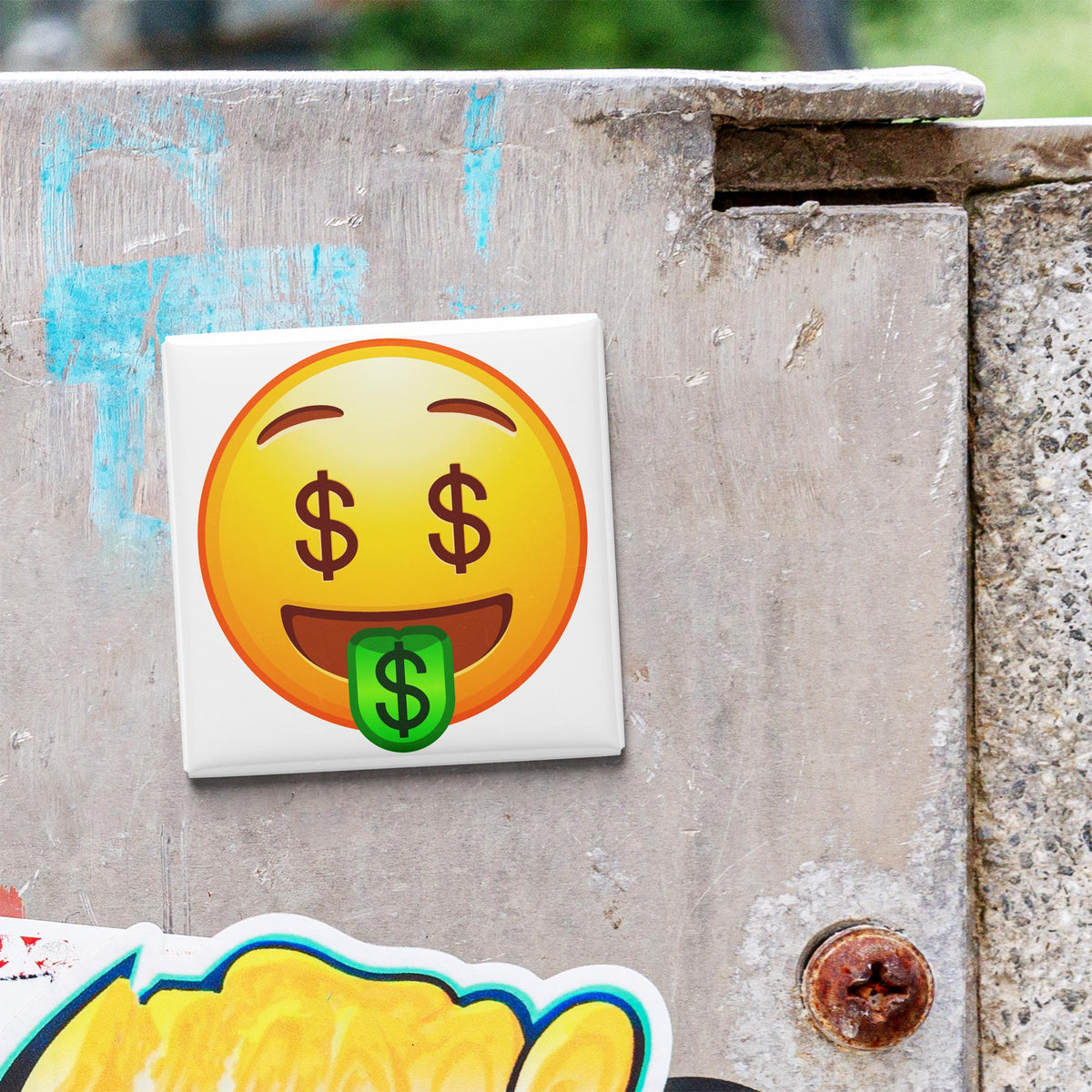 Money-Mouth Face Emoji Magnet