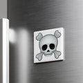 Skull and Crossbones Emoji Magnet
