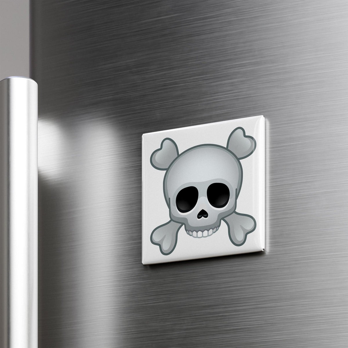 Skull and Crossbones Emoji Magnet