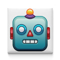 Robot Face Emoji Magnet
