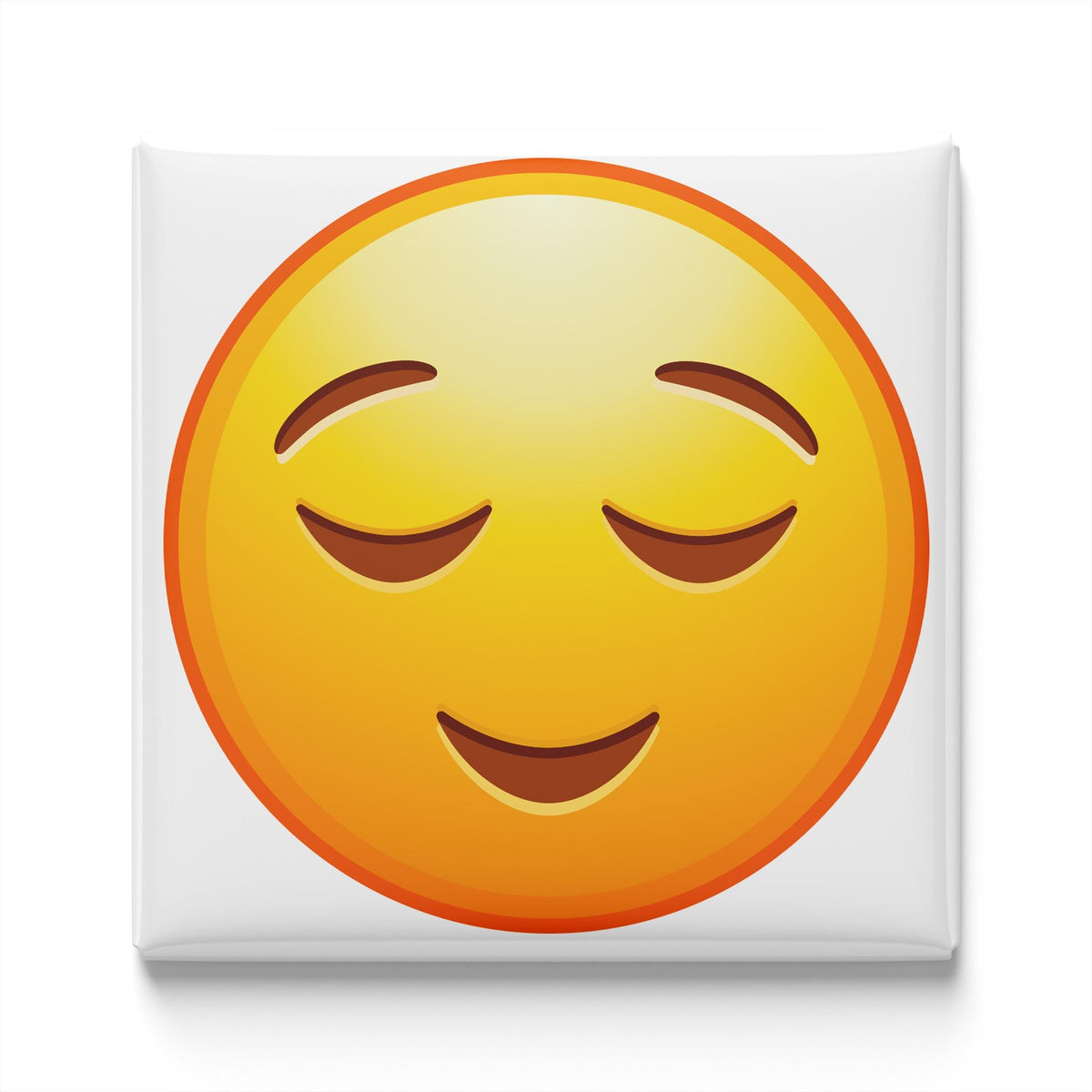 Relieved Face Emoji Magnet