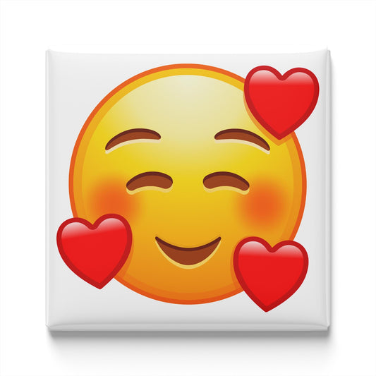 Smiling Face With Hearts Emoji Magnet
