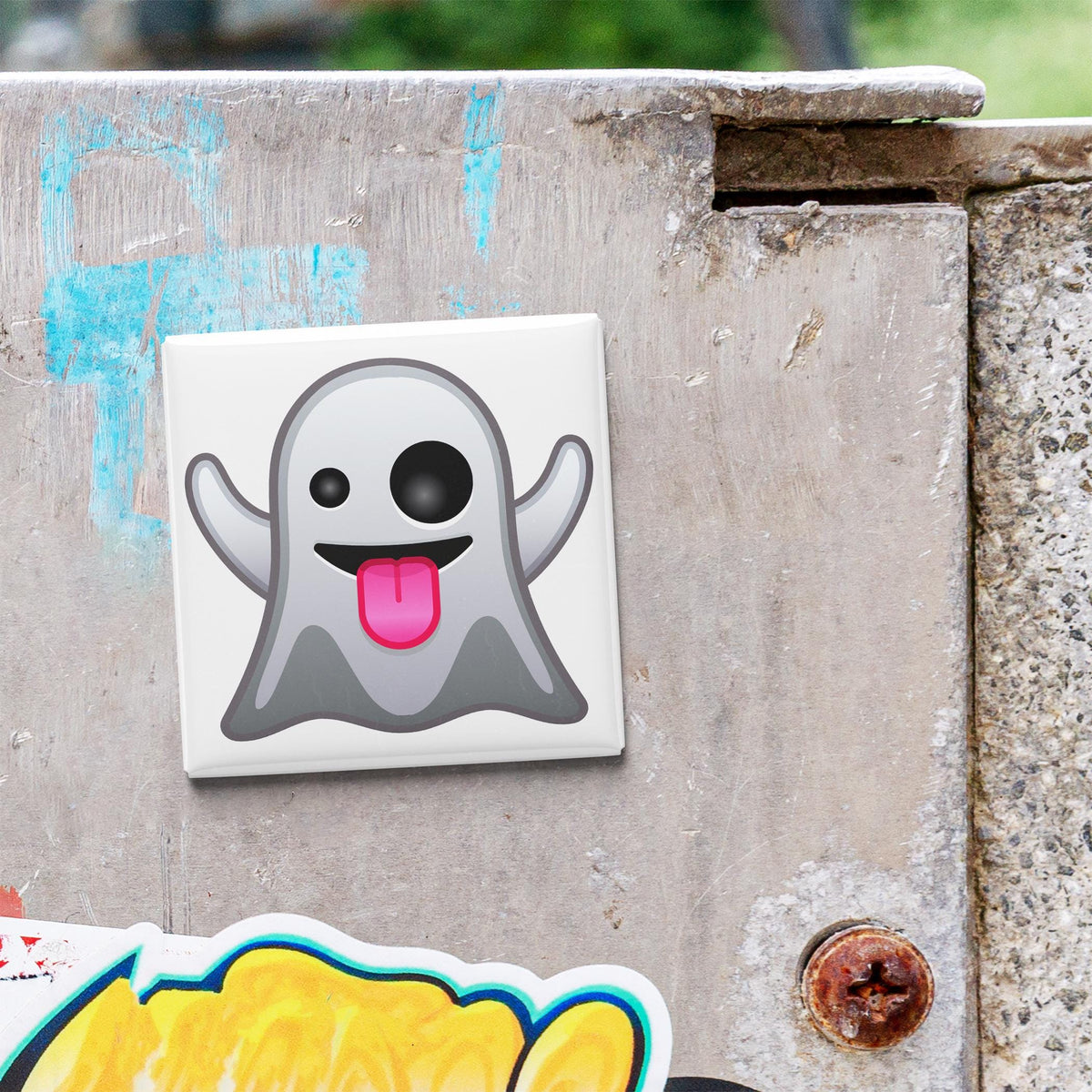Ghost Emoji Magnet