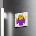 Woman Shrugging Emoji Magnet