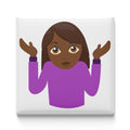 Woman Shrugging Emoji Magnet