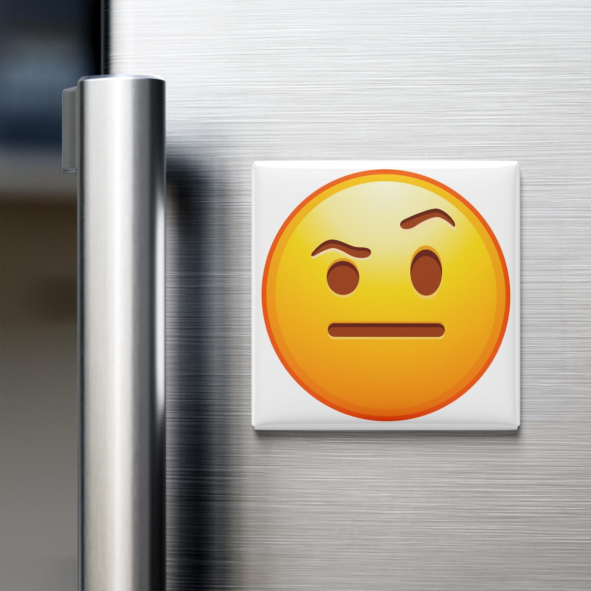 Face With Raised Eyebrow Emoji Magnet