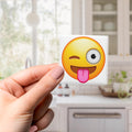 Winking Face With Stuck-Out Tongue Emoji Magnet