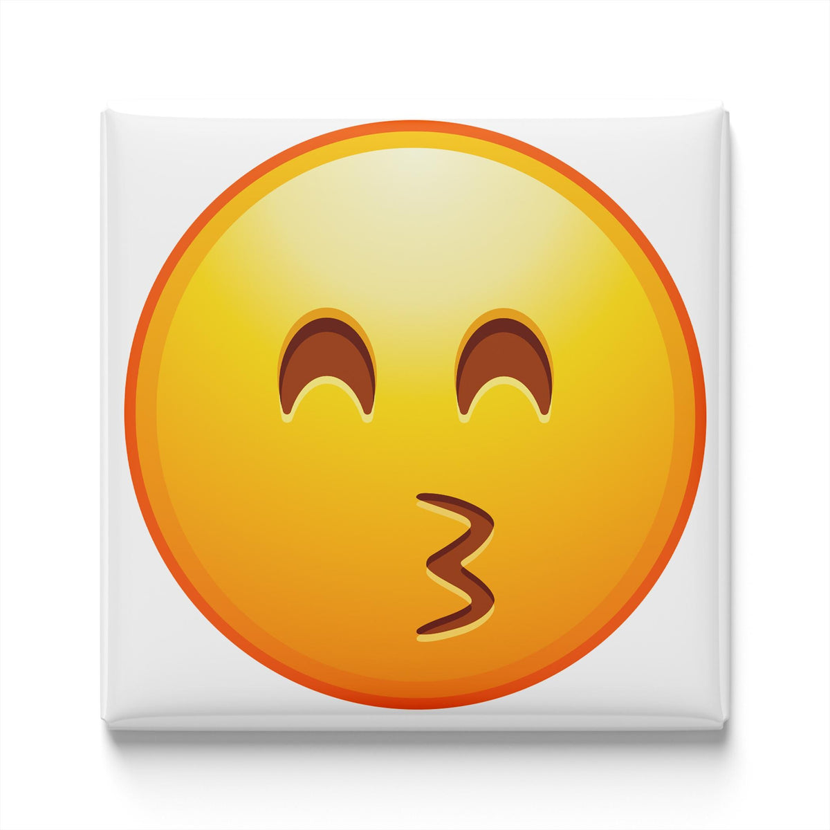 Kissing Face With Smiling Eyes Emoji Magnet
