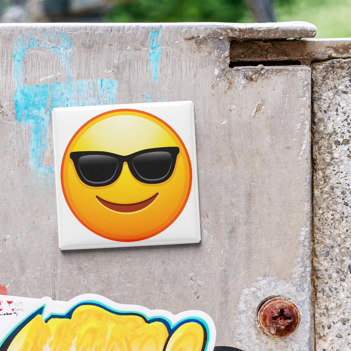 Smiling Face With Sunglasses Emoji Magnet