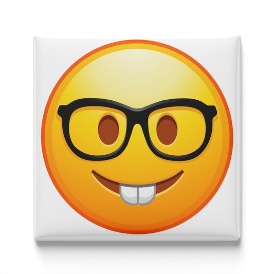 Smiling Face With Glasses Emoji Magnet