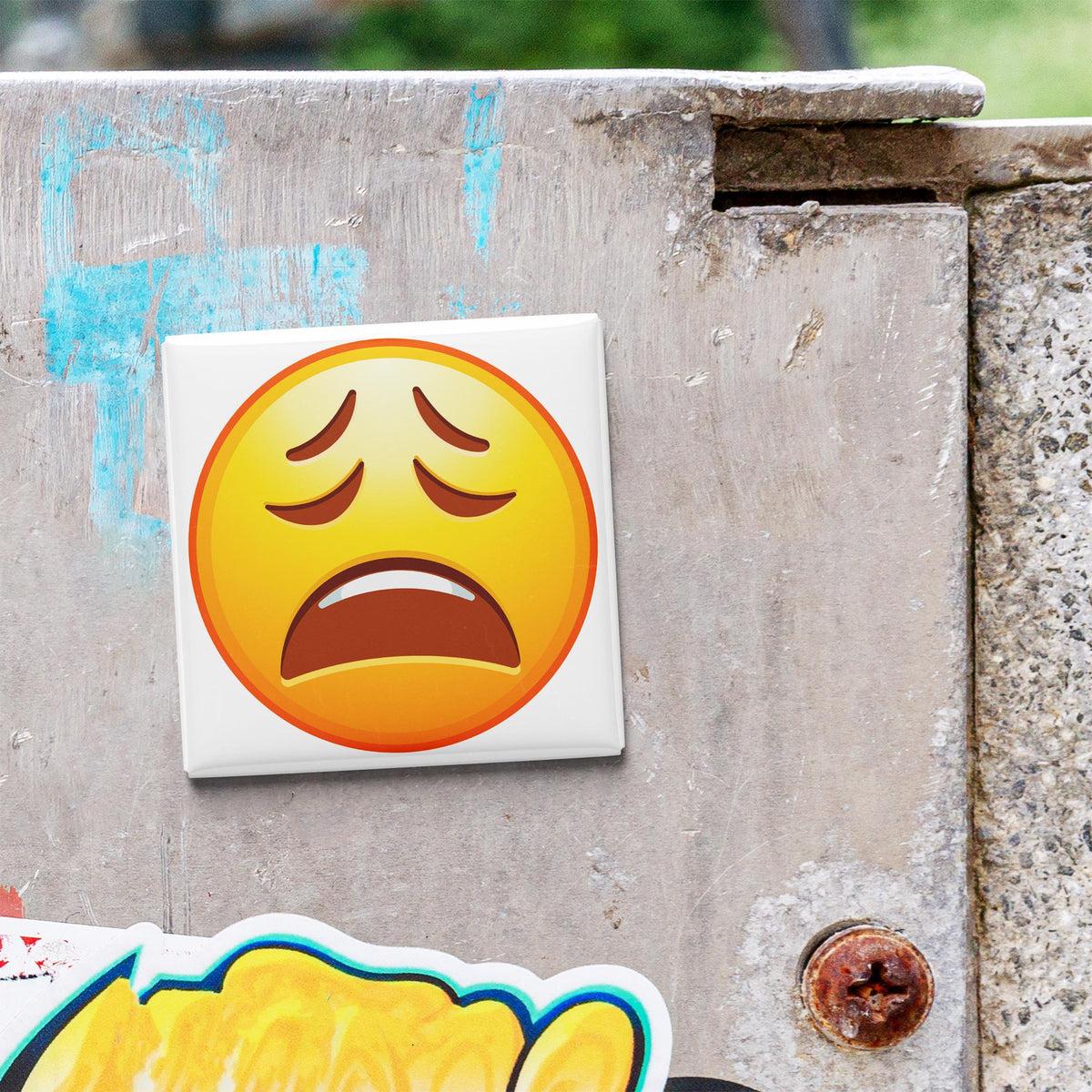 Weary Face Emoji Magnet