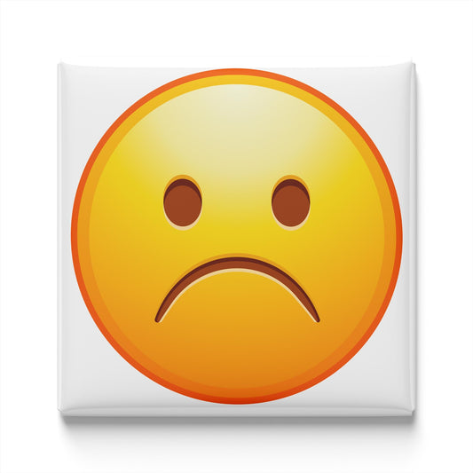 Frowning Face Emoji Magnet