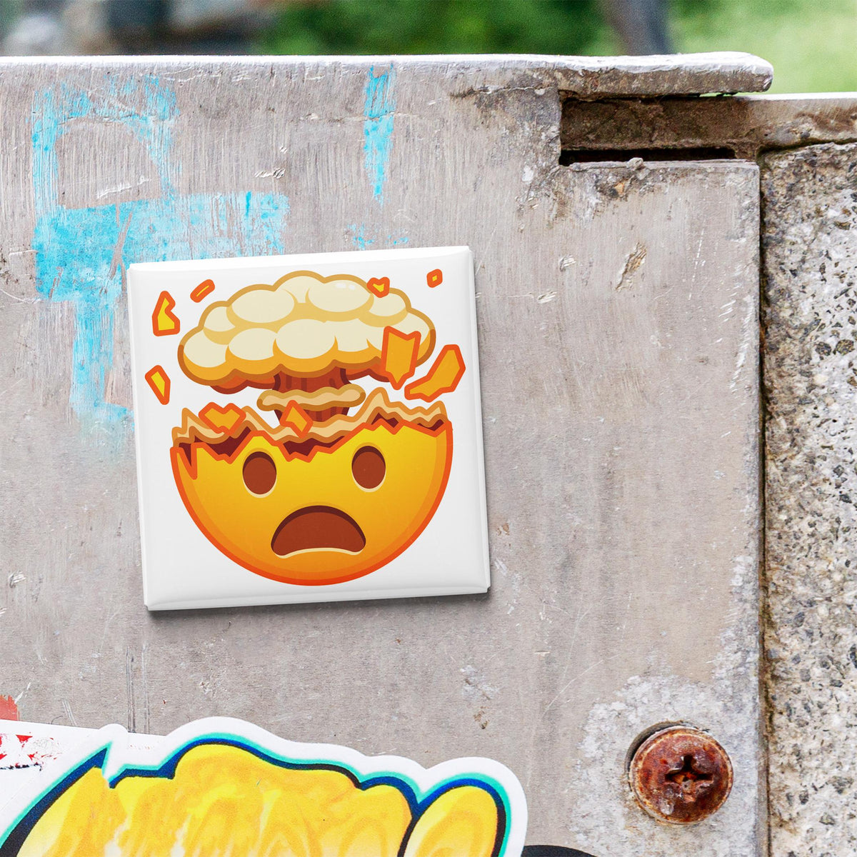 Exploding Head Emoji Magnet