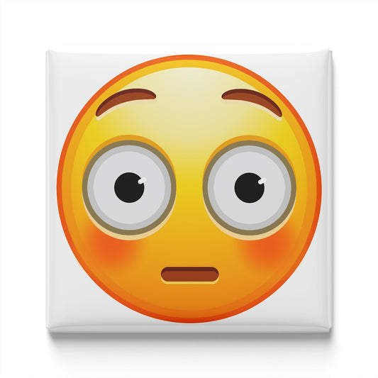 Face With Wide Open Eyes Emoji Magnet