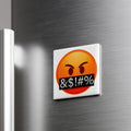 Face With Symbols Over Mouth Emoji Magnet