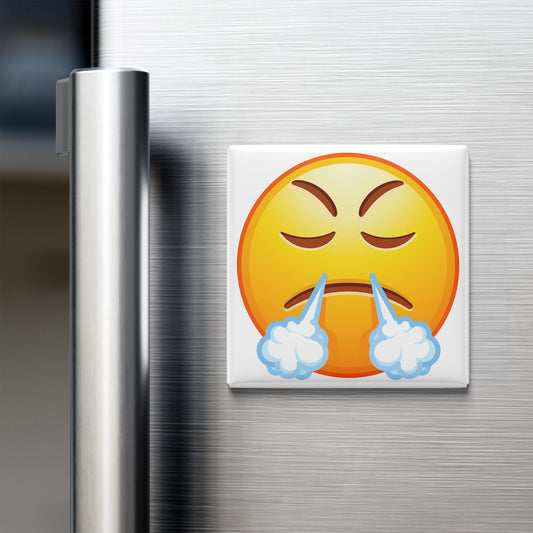 Face With Steam From Nose Emoji Magnet