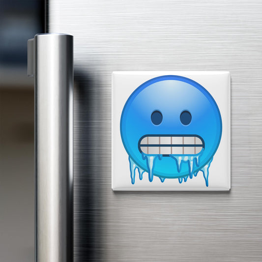 Cold Face Emoji Magnet