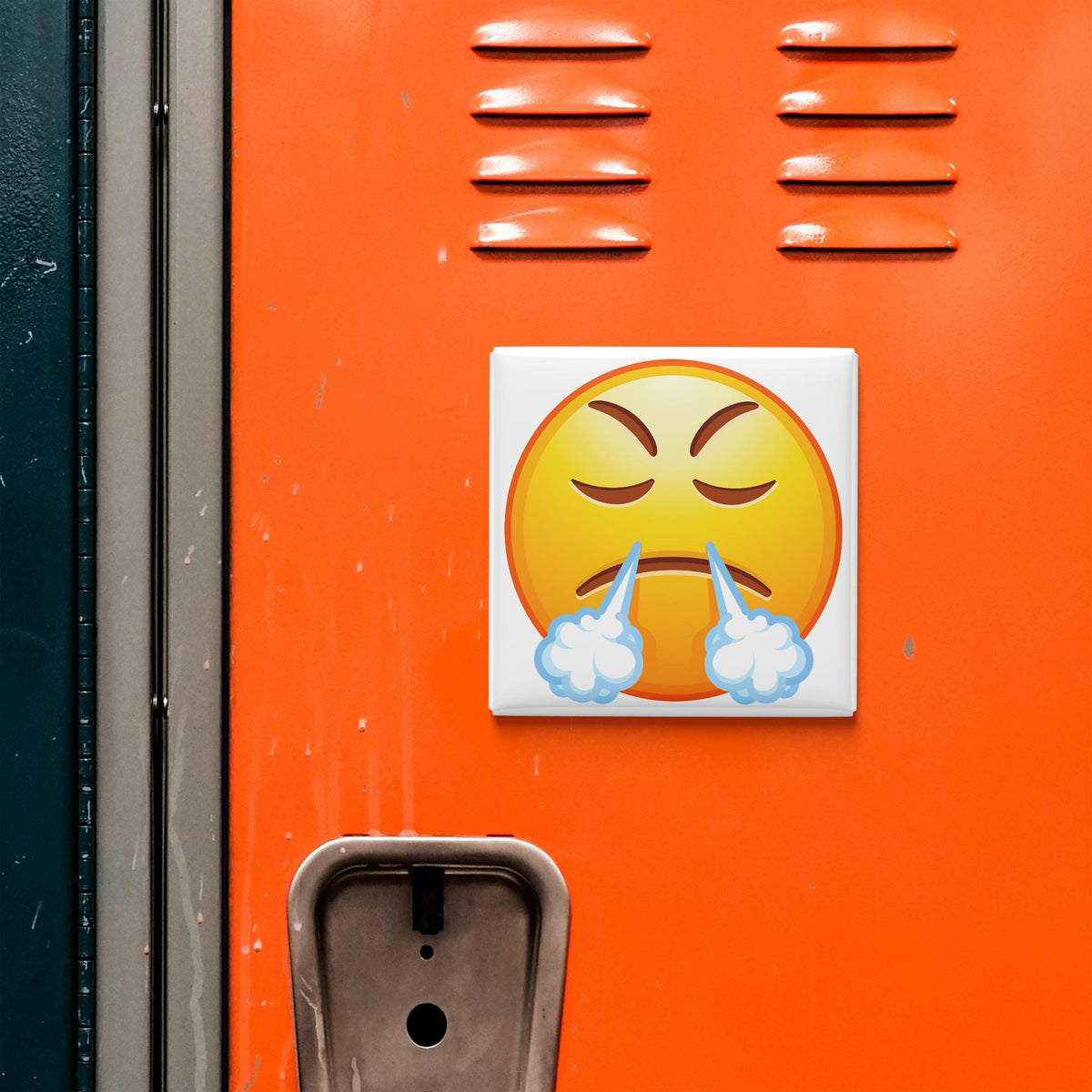 Face With Steam From Nose Emoji Magnet