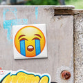 Loudly Crying Face Emoji Magnet