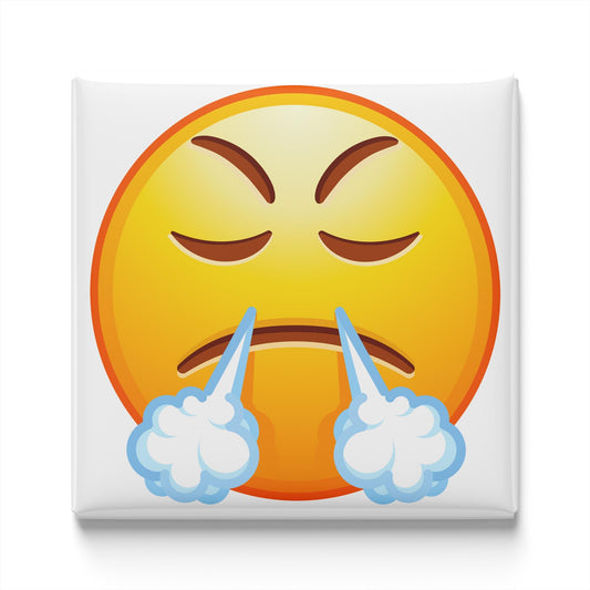Face With Steam From Nose Emoji Magnet